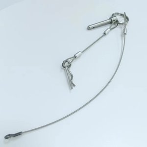 Cable de eslinga de cuerda de alambre de acero de seguridad personalizado con terminales de extremo estampado, lámpara colgante con ojal, cable de suspensión de techo - Product Image 6