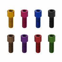 Vis autotaraudeuses à tête coupée M3x6 en aluminium 7075, usinage CNC de précision, pièces métalliques usinées CNC, pièces tournées CNC
