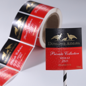 High Quality Custom Printed Vinyl <b>Roll</b> <b>Stickers</b> Self Adhesive Waterproof Vintage Labels For Body Care Product Packaging - Product Image 5