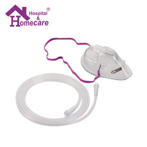 <span class=keywords><strong>Masque</strong></span> à oxygène jetable en PVC de qualité médicale vert confortable avec tube de 2 m pour usage pédiatrique, adulte, nourrisson en clinique, certifié TUV Classe I - Product Image 4