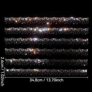 Motif de transfert de strass thermocollants sur mesure, dos plat, cristal thermocollant, motif de transfert de strass pour foulard <span class=keywords><strong>femme</strong></span>, design pour hijab musulman - Product Image 1