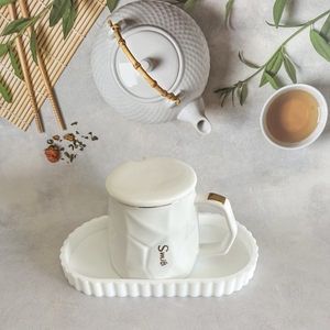 Tùy chỉnh Silicone sang trọng hình bầu dục phòng tắm xà phòng món ăn lưu trữ nhỏ khay đá cẩm thạch màu sắc cho hộ gia đình lưu trữ đồ trang sức ở nhà - Product Image 4