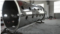 Four rotatif industriel de précision professionnel en acier inoxydable avec construction en alliage pour contrôle PLC 1100, brochage réglable