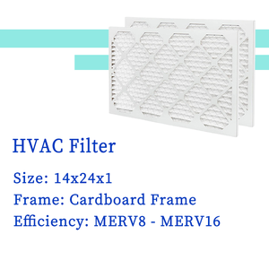 Filtro de Aire para Horno de Aire Acondicionado con Marco de Cartón Plegado Personalizado de 20 x 20 x 2 Pulgadas, Merv 8, 11, 13 - Product Image 2