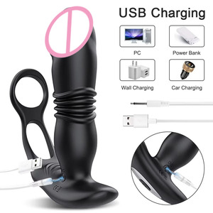 Remote Control <strong>Anal</strong> Vibrator for Men &amp; Women, Prostate Massager with Telescopic &amp; Vibration, Silicone <strong>Anal</strong> Plug for Pleasure - Product Image 3