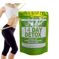 Té Herbal Adelgazante Detox de 14 Días para Exportación, Té Medicinal para Pérdida de Peso Sin Azúcar, Mejora la Densidad Ósea