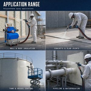 Großhandel Tragbare Mobile 1:1 Hydraulische 30MPa 22KW Beheizte Schlauch-Spritzmaschine für Polyurea und Polyurethan - Product Image 5