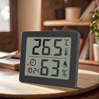 WINYS KD51 Grand écran LCD Thermo-hygromètre Contrôleur de température pour chambre de bébé en plastique ABS avec support de bureau ON/OFF C/F OEM 1 an