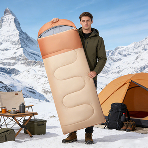 Sac de couchage ultraléger de type enveloppe avec conception de compression pour le camping en plein air et les aventures de <span class=keywords><strong>voyage</strong></span> en toutes saisons - Product Image 1