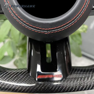Volante de Cuero y Fibra de Carbono Personalizado de Venta Caliente de Fábrica para <span class=keywords><strong>Mercedes</strong></span> <span class=keywords><strong>Benz</strong></span> W204 W205 W213 W222 W167 C E S GLC GLE GLS AMG C43 - Product Image 4