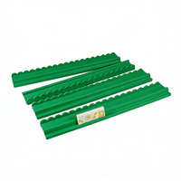 Support de rangement personnalisé en bois coloré pour tuiles de Mahjong, support en acrylique vert de 20 pouces avec poussoir magnétique