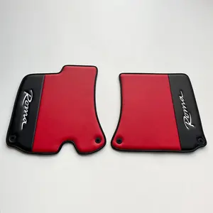 Luxury Car Black Red Floor Mats For Or Roma Spider 3.9T V6 Left Right Hand Drive Interor Refitting