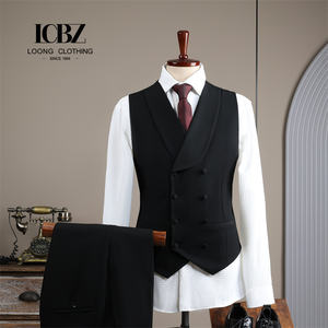 Traje de lujo para hombre fabricante de alta calidad italiano lana <span class=keywords><strong>Lino</strong></span> algodón tela personalizada a medida producción al por mayor - Product Image 4