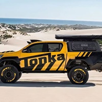 Capot de camion en acier pour Toyota Tacoma 2024 à 2025, toit surélevé avec fenêtre latérale, 5 pieds, fabriqué en usine