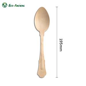 Cuchara <span class=keywords><strong>de</strong></span> <span class=keywords><strong>madera</strong></span> desechable para postres, venta al por mayor, <span class=keywords><strong>precio</strong></span> <span class=keywords><strong>de</strong></span> fábrica - Product Image 6