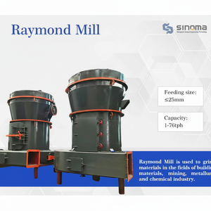 Molino profesional Raymond de piedra caliza para la fabricación de polvo de malla 80-600 en construcción y FGD - Product Image 1