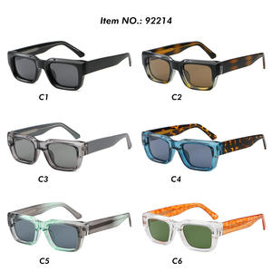 Gafas de Sol Superhot Eyewear 92214, Moda 2023, Estilo Vintage Clásico, Montura Rectangular Gruesa, para Viaje - Product Image 6