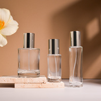 Flacon de parfum en verre de luxe vide personnalisé avec atomiseur pulvérisateur, sérigraphie, capacité 15/25/50 ml, prêt pour diffuseur à bâtonnets