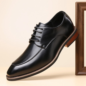 Zapatos Derby de Estilo Británico para Hombre de Alta Calidad, Zapatos de Cuero Formales y Casuales para Negocios, Calzado Cómodo para Oficina y Trabajo - Product Image 2