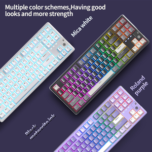 Lvkidron RGB 16-loại LED lập trình Bàn Phím Cơ khí với trục 87 phím chống bóng mờ USB có dây chơi Game bàn phím cho máy tính - Product Image 3