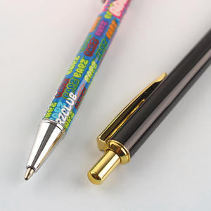 ปากกาโลหะของที่ระลึกงานศิลปะแบบกำหนดเอง CMYK พร้อมการพิมพ์สีเต็มรูปแบบ - Product Image 2