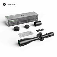 T-Eagle Viper 5-30X56 FFP avec verrouillage de tourelle, réticule éclairé, tube de 34 mm pour tir longue portée, résistant aux chocs et à l'eau