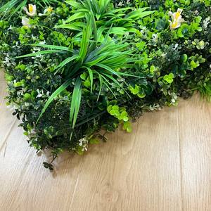 Mur végétal artificiel en plastique 50x50cm, résistant aux UV, écologique, recyclable, léger, haute simulation de fougères - Product Image 5