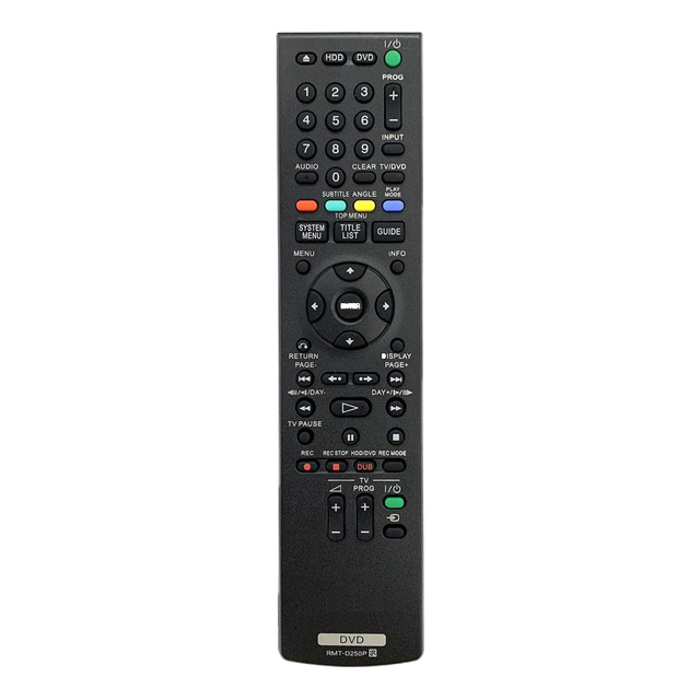 New RMT-D250P Remote Control for Sony DVD Recorder RDRHX1080 RDR-HX750 RDR-HX950 RMT-D249P RMT-D251P RDR-DC500 RDR-HDC100