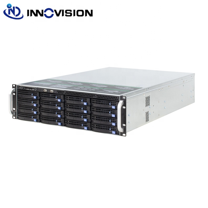 Enorme Opbergrek 3U Server Chassis Met 16Bays Hotswap Hdd Driver Bays L650mm Nas Storage Server Case