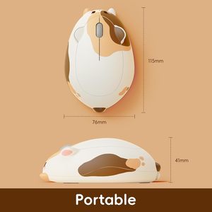 Ratón Inalámbrico Ergonómico Akko con Diseño de Gato, 3200DPI, Tri-Modo (3.0/5.0/2.4G), USB-<span class=keywords><strong>A</strong></span>, Clic Silencioso, Diseño de Dibujos Animados, <span class=keywords><strong>para</strong></span> Laptop/PC (Calico) en Stock - Product Image 5