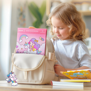 Joycat Kids Kreative Aquarell farben Pinsel Kinder DIY Pre Printed Painting Leinwand Panel Set Aquarell Malbuch - Product Image 5