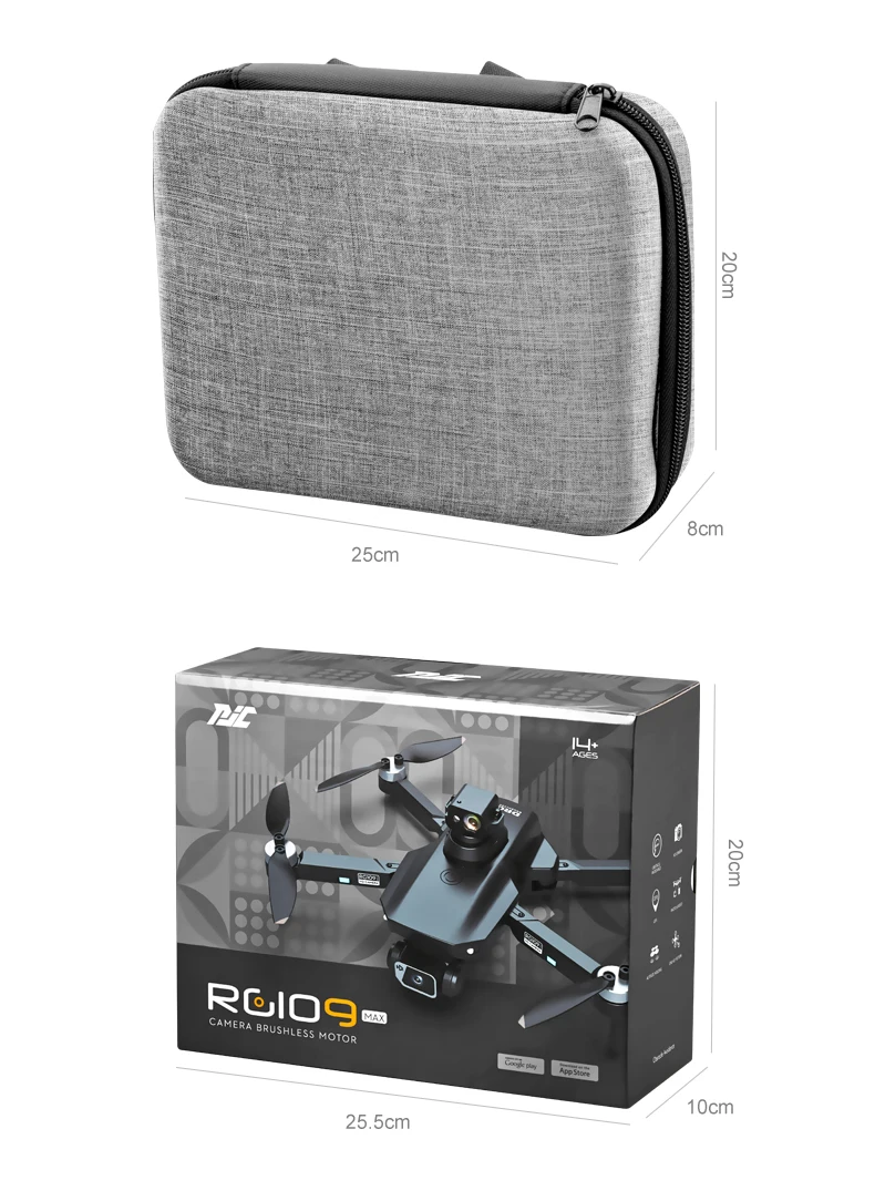 RG109 MAX - RC Drone, RG109 max features a 360 ° omnidirectional radar obstacle avoidance .