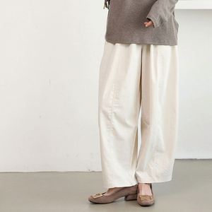 Pantalon <span class=keywords><strong>long</strong></span> ample à jambes larges pour <span class=keywords><strong>femme</strong></span>, style automne-hiver, vente directe d'usine - Product Image 4
