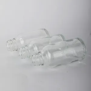 Empty Transparent Glass Toner Spray Bottle 30ml 50ml 100ml Face Toner Mist Spray Bottle Skincare Spray On Glass Bottle