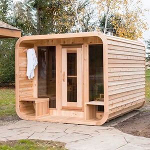Sauna de Exterior de Lujo para 4-6 Personas, Sauna Seca para Bienestar - Product Image 3