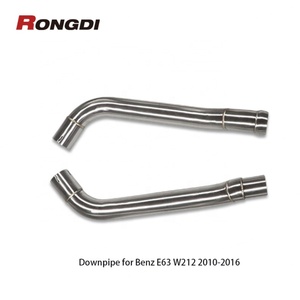 ท่อดาวน์ไปป์สำหรับ Mercedes-Benz E63/E63S AMG W212 ปี 2013-2016 ท่อไอเสียแบบไหลอิสระ ท่อตรง - Product Image 6