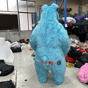 Costume da Mascotte Gonfiabile <span class=keywords><strong>Orso</strong></span> <span class=keywords><strong>Masha</strong></span> Azzurro 2/2,6m, Peluche per Adulti, Cosplay Anime Personalizzato, Mascotte Animale per Carnevale - Product Image 5