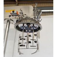 Fabricant professionnel de machines à émulsifier sous vide de 10 L en acier inoxydable 316 de qualité sanitaire, à levage hydraulique, pour produits laitiers
