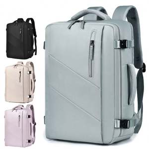 Unisex Lightweight Laptop <b>Backpack</b> with Shoes Compartment Large Capacity Waterproof PU Material Zipper Closure for School Travel - Product Image 1