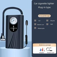 Compresseur d'air électrique portable 12V pour gonflage de pneus et surveillance de la pression des pneus