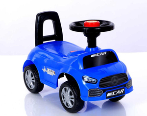Voiture à pédales pour tout-petits avec klaxon couineur, voiture manuelle à 4 roues pour jeu actif, trotteur pour bébé avec boîte de couleur conforme aux normes d'exportation - Product Image 3