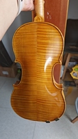 Violon de style baroque 4/4, table en épicéa, dos en érable flammé, touche en ébène, personnalisation en environ 35 jours