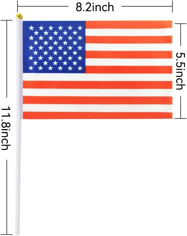 Heyuan Custom Usa Amerikaanse Vlag Pole Mouw Banner Stijl Mini Uk Promotionele Vlaggen Banners Met Vlaggenmast