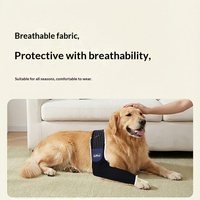 Protège-genoux anti-rayures et anti-léchage pour pattes avant de chien - Mélange de polyester