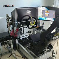 Simulateur de course 2025, hauteur de la poignée réglable, structure mécanique classique, sensation de clic réaliste, levier de vitesses séquentiel
