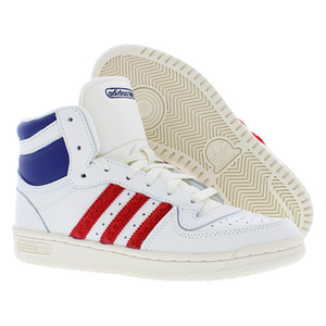 Adidas Top Ten RB รองเท้าฟิตเนสและเทรนนิ่งสำหรับผู้หญิงสีครีมสีขาว/ท้องฟ้ายามค่ำคืน/สีแดงสด-100% ของแท้ - Product Image 5