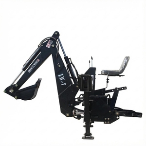 Aanhangerbare minilader tractoren aanbouwdelen PTO 3-punts tractor graafbak - Product Image 5