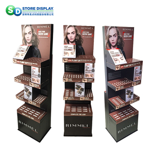 Mejor venta personalizado <span class=keywords><strong>funko</strong></span> <span class=keywords><strong>Pop</strong></span> cartón soporte de exhibición Pos cartón papel exhibición piso estante corrugado Snack gancho pantalla - Product Image 4