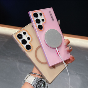 เคสโทรศัพท์มือถือแบบแข็ง PC ป้องกันรอยนิ้วมือ รุ่นดั้งเดิม สำหรับ Samsung S26 Ultra/S25/S24/S23/S22/S21 ป้องกันแรงกระแทก ฝาหลังแม่เหล็ก - Product Image 5