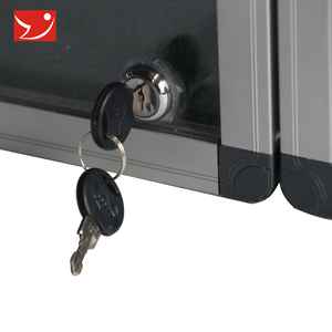 Tùy chỉnh khung nhôm viết bảng thông báo có thể khóa bảng phấn cho mục đích tin nhắn - Product Image 3